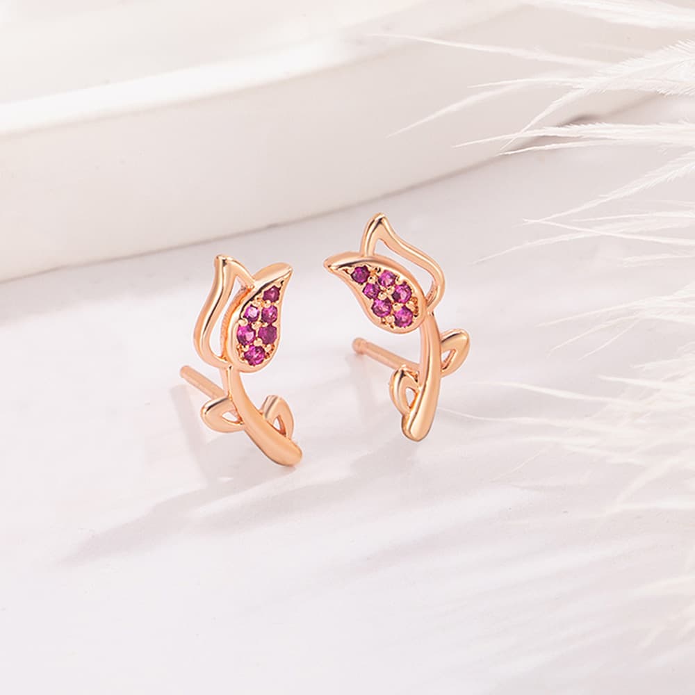 R176 (copper plated with rose gold) one price/with ear plugs/unprinted
