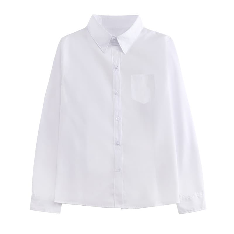 White shirt long sleeve men