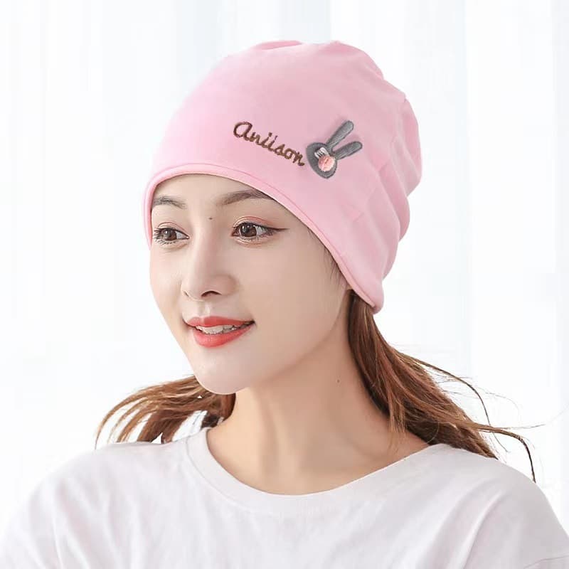 Pink English Good Rabbit Stack Hat
