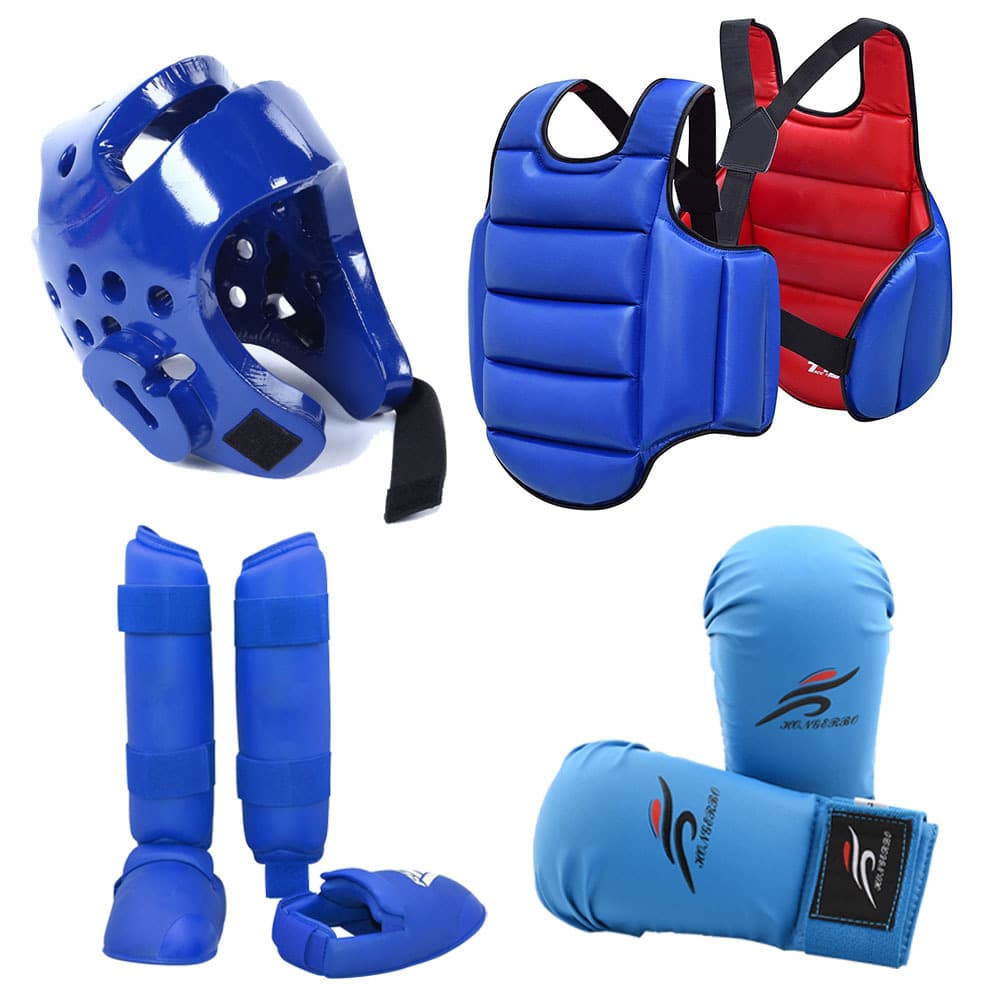 Karate 4 Piece Suit "blue]