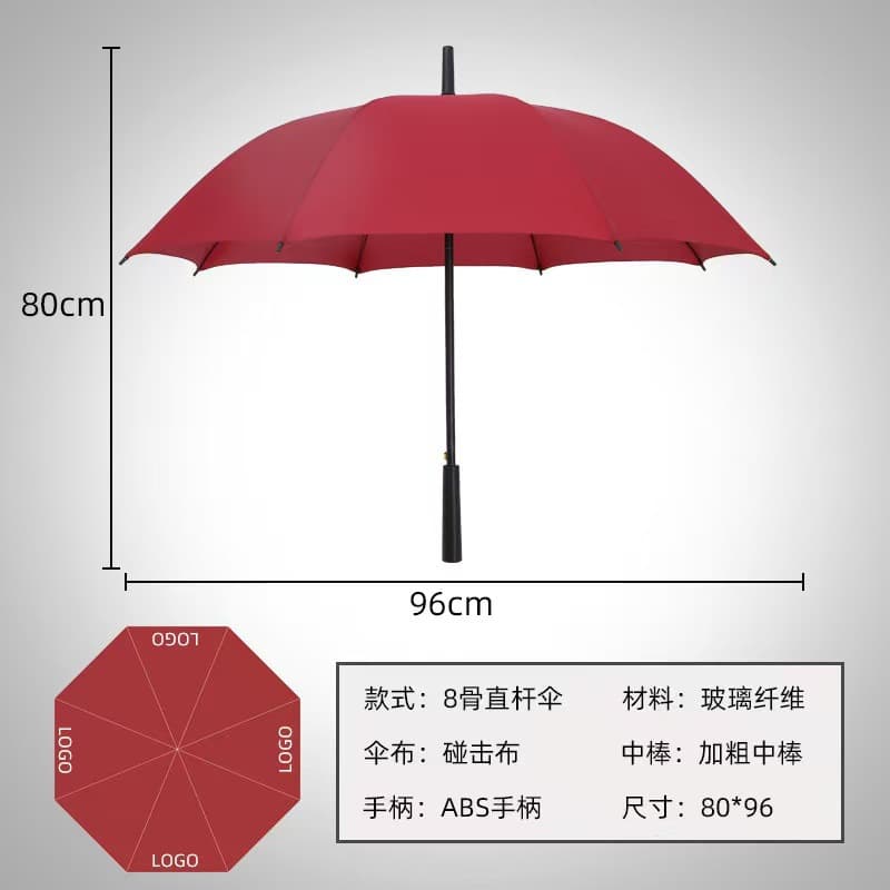 [straight handle fiberglass] [diameter under umbrella 96] burgundy