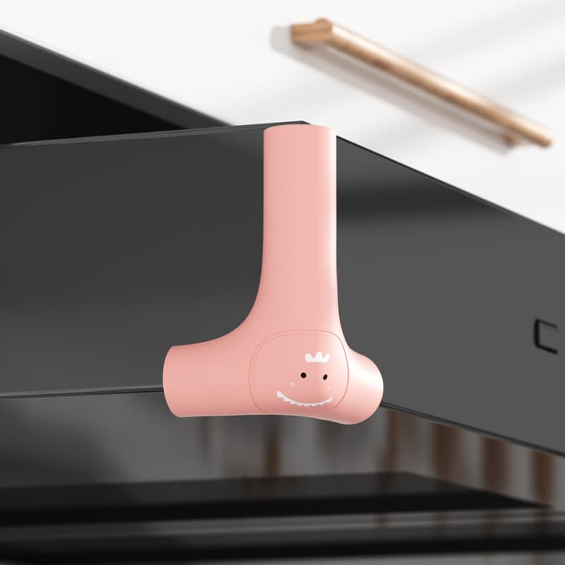 Extended dinosaur horns - pink