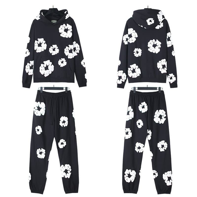 Sweatshirt suit [black]