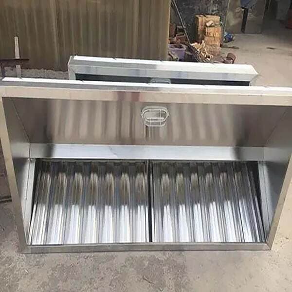 Commercial Hotel Hotel Kitchen Equipment Catering Stainless Steel Exhaust Hood Fresh Air Oil Fume Purifier Hood All-In-One Machine