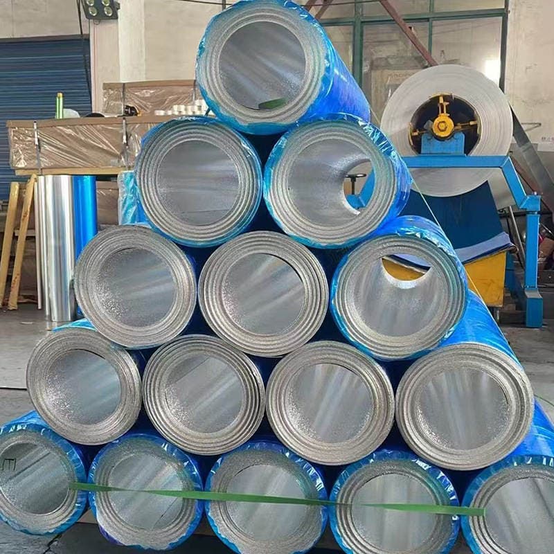 Supply of 1060 Thermal Insulation Aluminum Rolls, Aluminum Sheets for Power Plant Pipelines, Aluminum Alloy Sheets, Embossed Orange Peel Aluminum Rolls, Small Aluminum Rolls in Stock 4