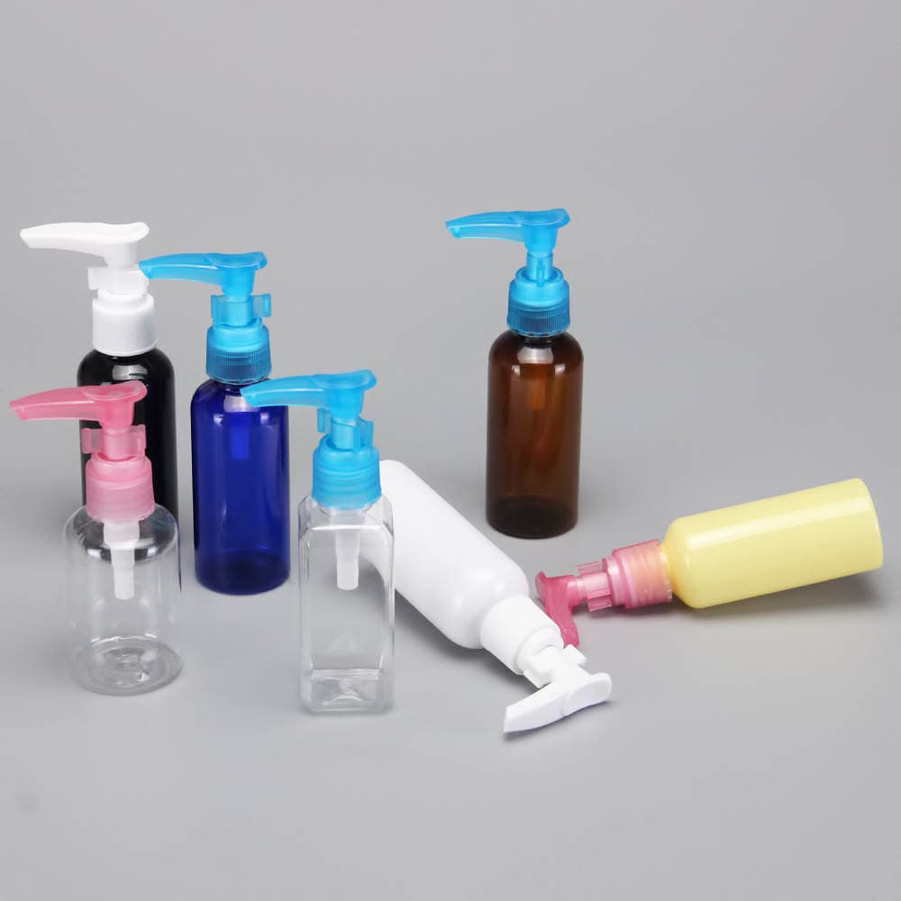 Wholesale 50ml Lotion Dispensing Bottles, Pet Transparent Clip Pump Press Bottles, Travel-Sized Plastic Bottles 2