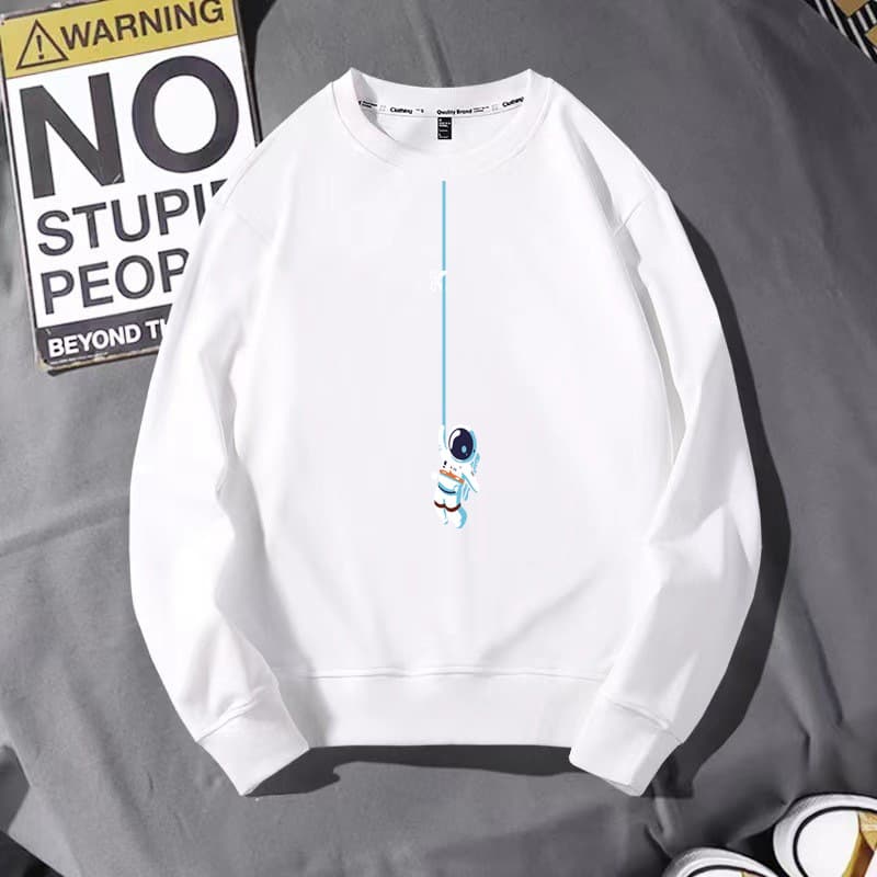 Sweat White Cut Astronaut