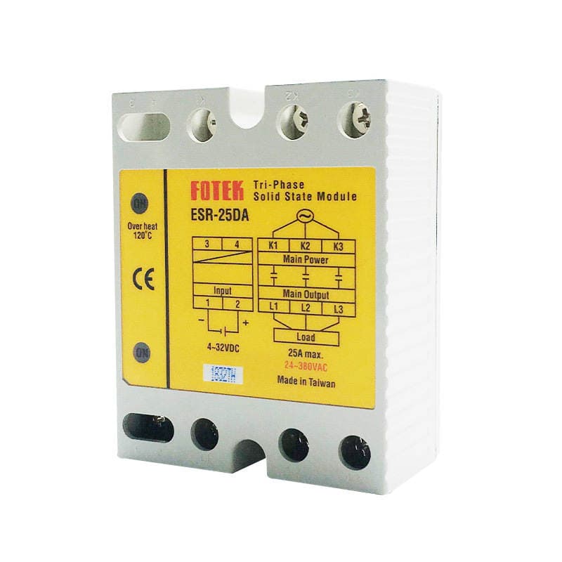 FOTEK Taiwan Yangming genuine goods ESR-25/40/60/80/100DA-H three-phase three-control solid state relay 5