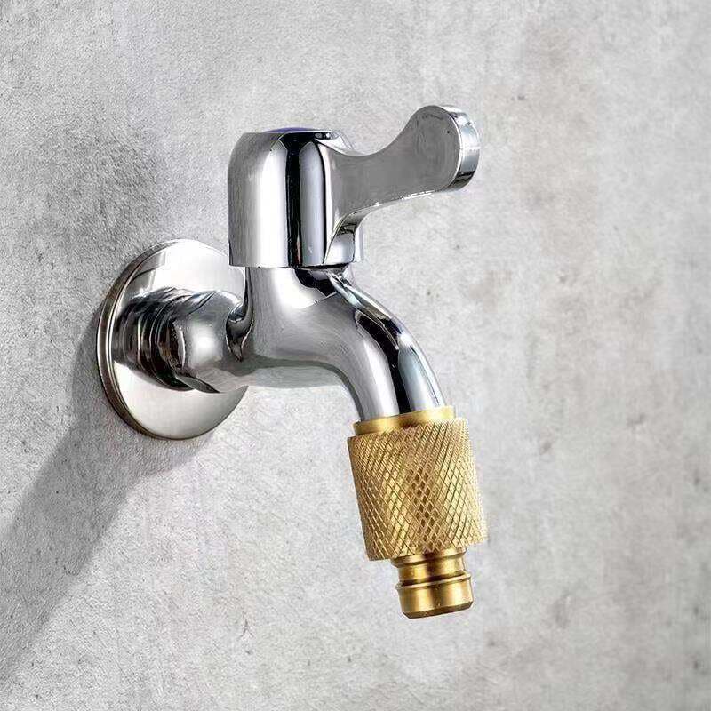 Washing machine faucet nozzle anti-falling spout 4 points turn 6 points adapter faucet nipple connector faucet accessories 4