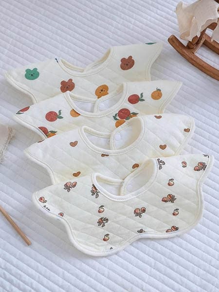 Waterproof Bib Saliva Towel Mother and Baby Supplies Baby Baby Saliva Towel Gauze Cotton Bib Baby Supplies Bib