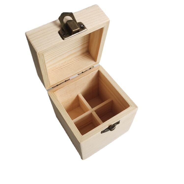 Wholesale essential oil storage box 4 10ml essential oil wooden box in stock wooden box production customized a starting shot 5