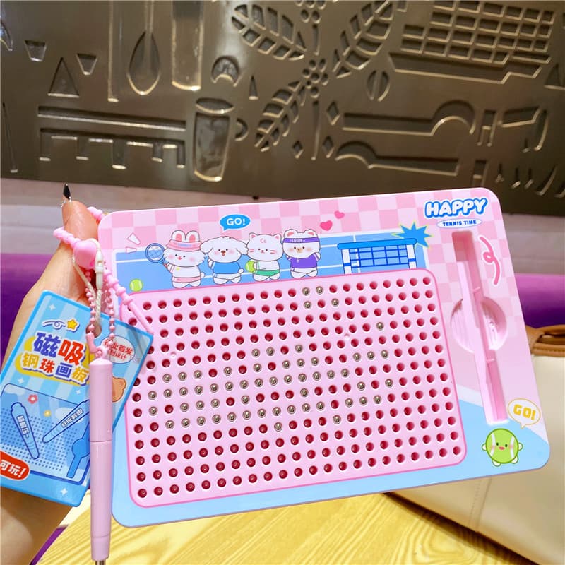 Vitality cute pet tablet magnetic beads-pink