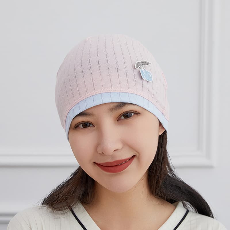 Pink brim hat