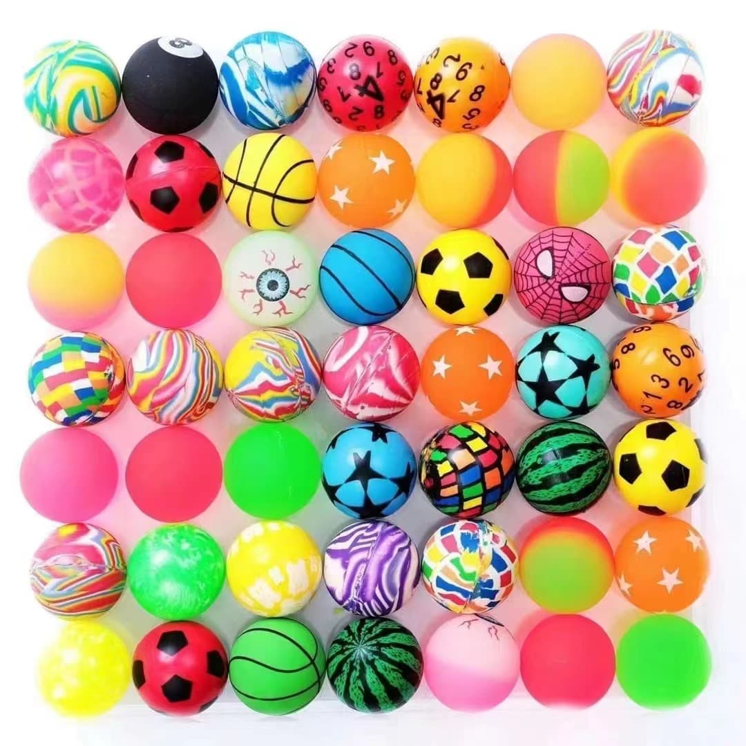 50 no. 45 mixed bouncy balls