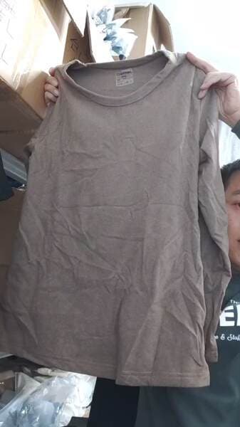 Qəhvəyi Kişi Kaşmir Payız/Qış Alt Qatı Topu (XL, 70-80 kq)