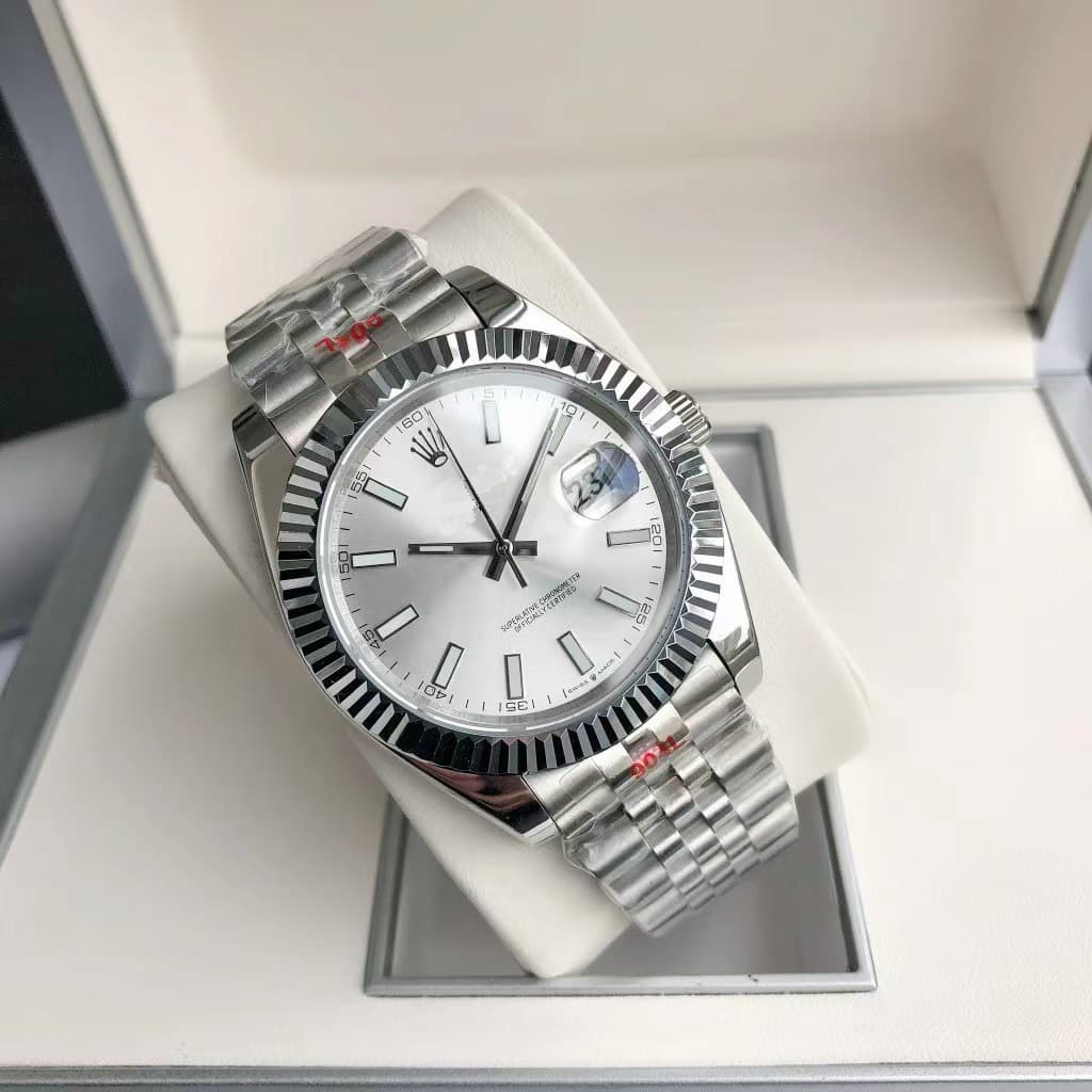 Log imitation mechanical strip engraved silver white