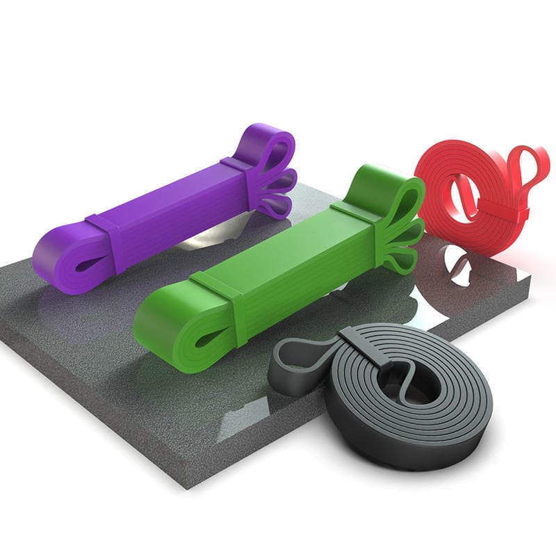 TPE/Latex müqavimət bandı, turnik, yoqa və fitnes üçün 4