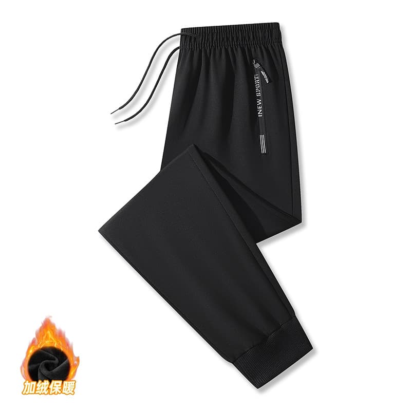 8802 plus velvet black leggings