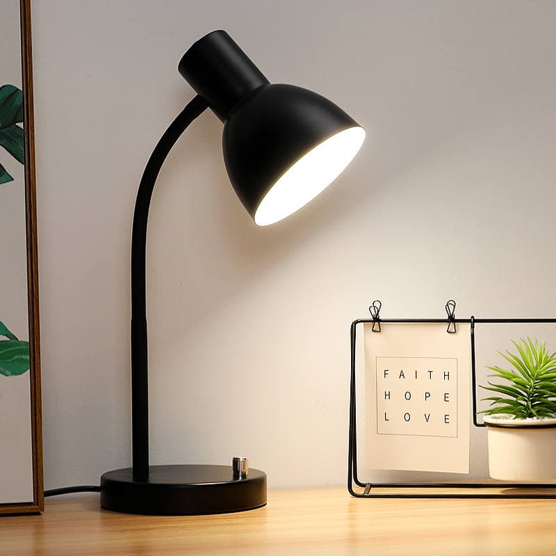 Eye Protection Led Desk Lamp Study Desk Dormitory Plug-In Student Kidsren's Desktop Metal Simple Office Reading Desk Lamp 3