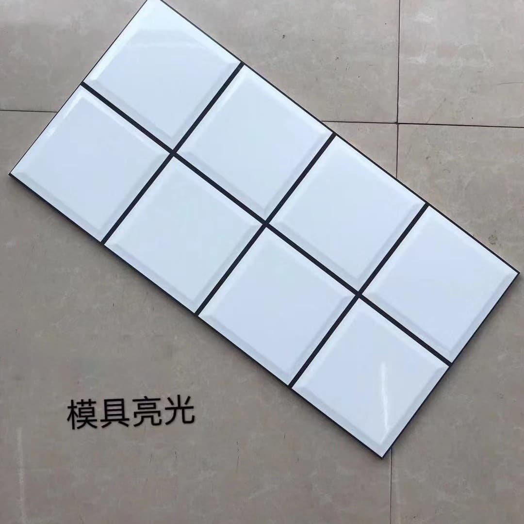 Black line concave and convex surface 8 grids