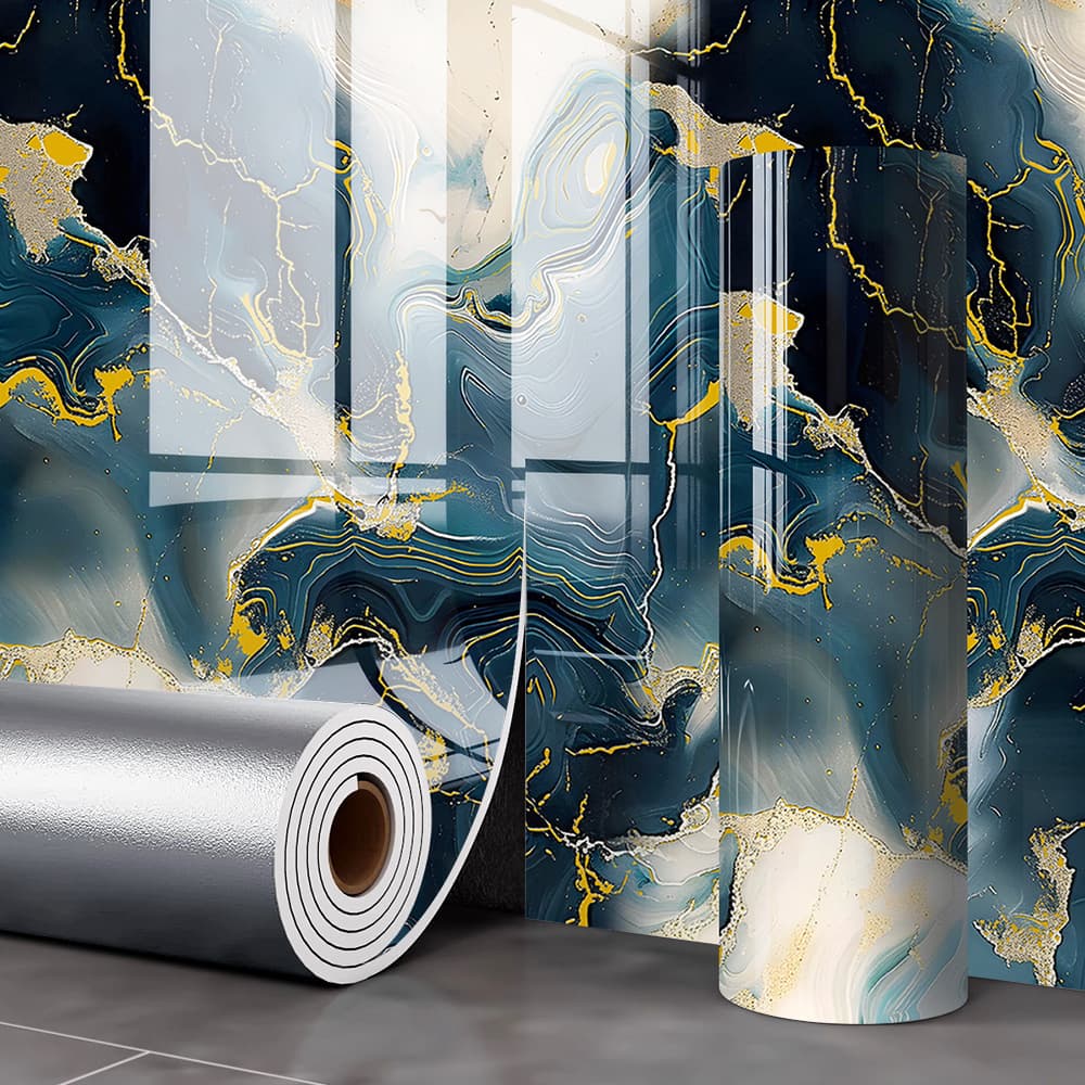 Ink blue gilt-cst097