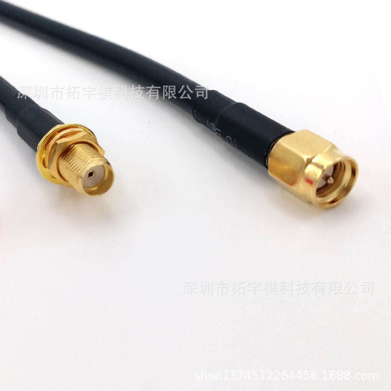 Rg58 Pure Copper Feeder Antenna Adapter Cable Wifi Extension Cable Sma Male to Female Coaxial Radio Frequency Antenna 2