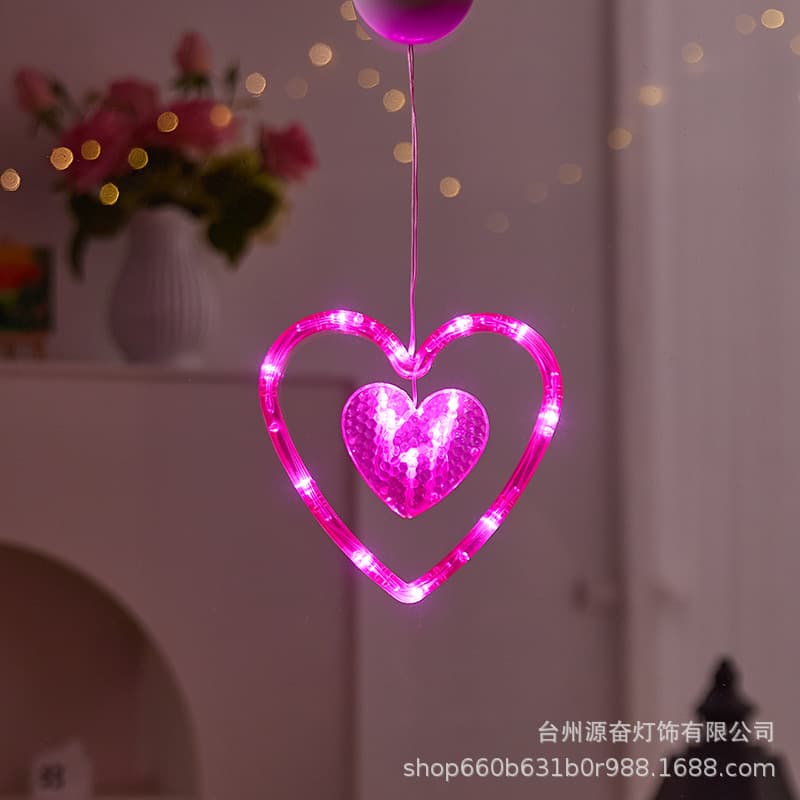 Double heart [pink]