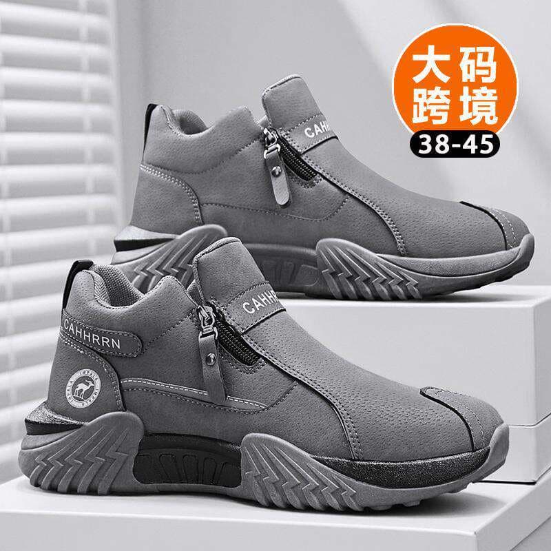 D1938 Large Size Cross-Mirror Martin Sneakers High-Top Casual Shoes Thick-Soled Student Forrest Gump Shoes Men's Shoes 1