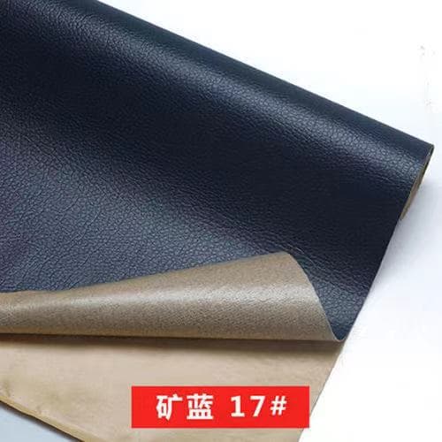 Mineral blue [self-adhesive] leather sticker