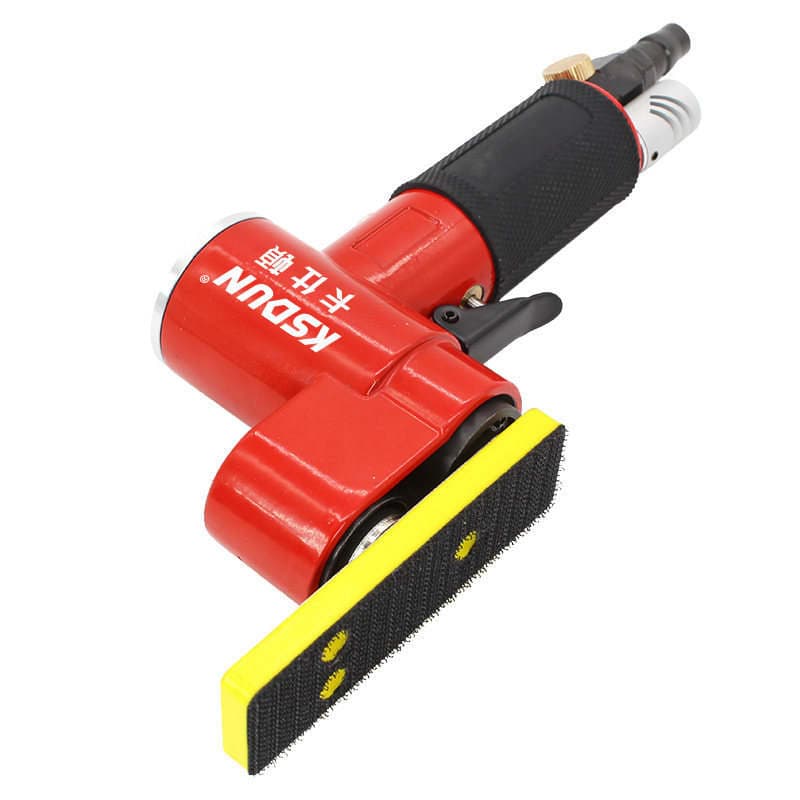 Kaston Pneumatic Straight-Line Sanding Machine for Car Wheel Hubs, Woodworking, Pattern Grinding, Dry Grinding, Air Grinding, and Small Space Polishing 5