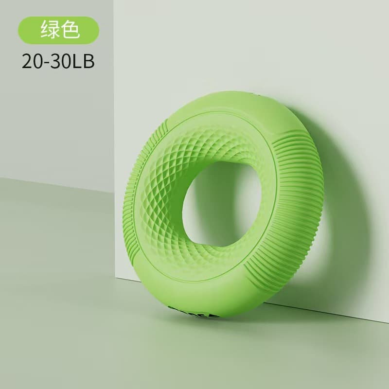 Toothed silicone grip ring green 20-30lb