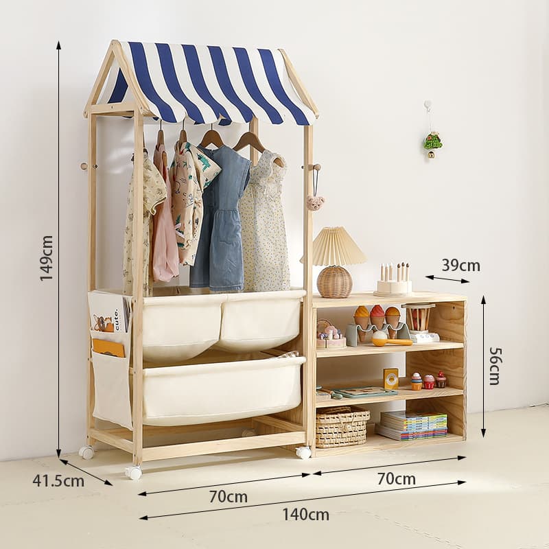 Small store type b blue + teaching aids cabinet with four layers and three rows of small size depth 39cm
