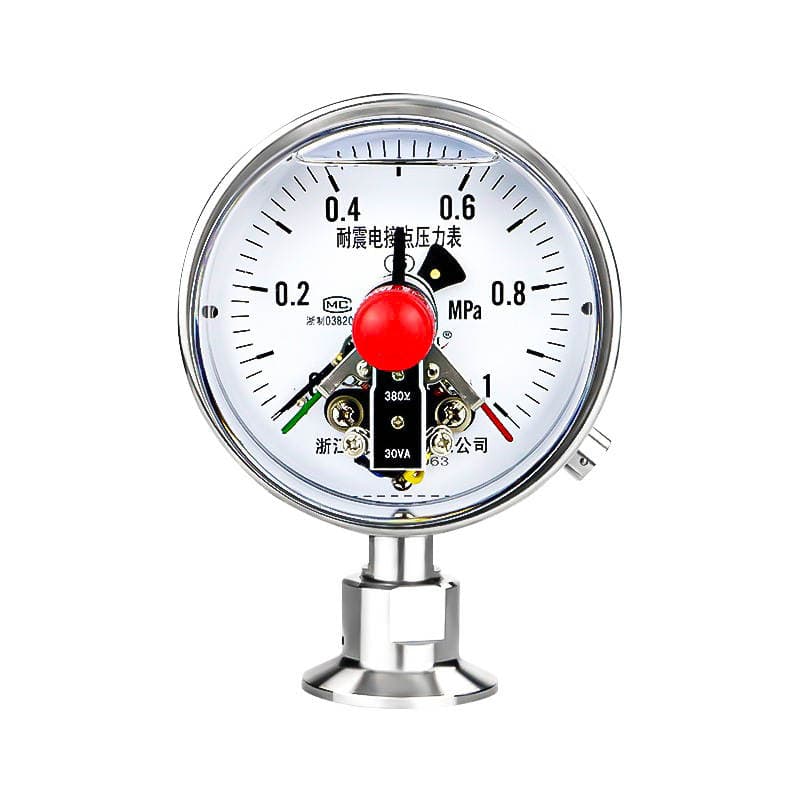 Ynxctp100Bf-1 Qida Sənayesi üçün Sanitar Diafraqmalı Elektrik Kontaktlı Təzyiq Ölçən 5