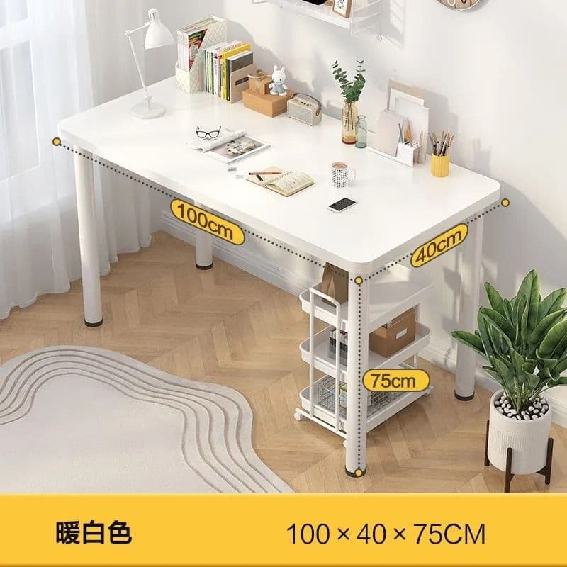 Quick disassembly and installation of white training table 100*40