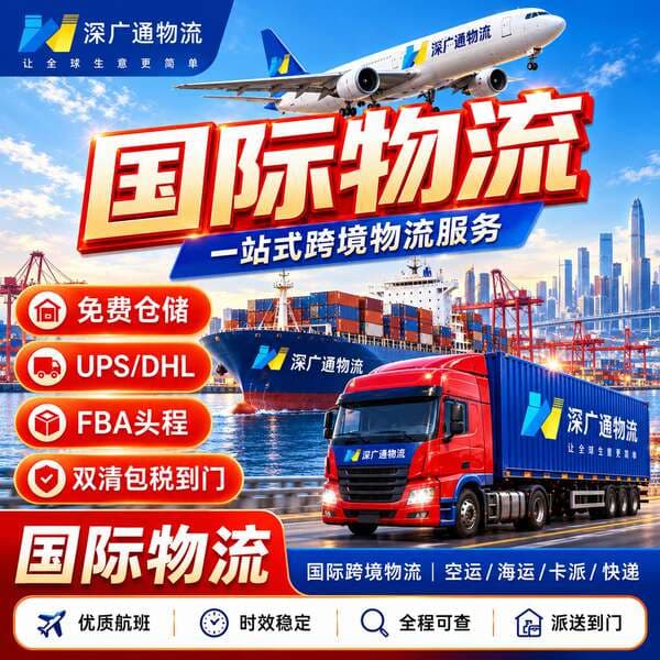 International logistics, air freight, freight forwarding, cross-border express services, and dedicated Amazon FBA shipping lines to the United States, the United Kingdom, and Europe