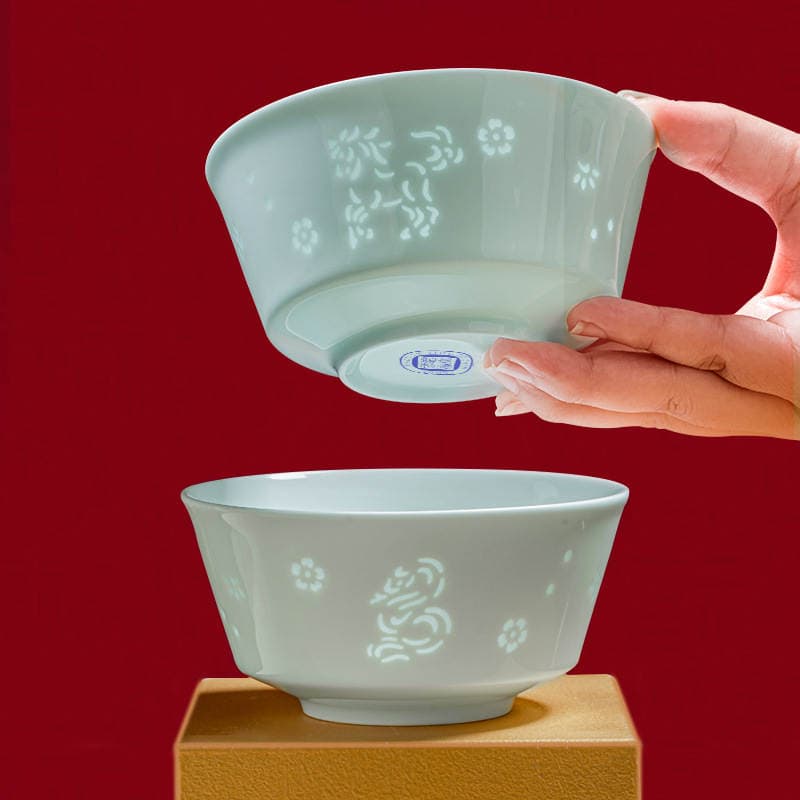 Jingdezhen Yüksək Temperatur Keramika On İki Bürc Qablar Dəsti 2