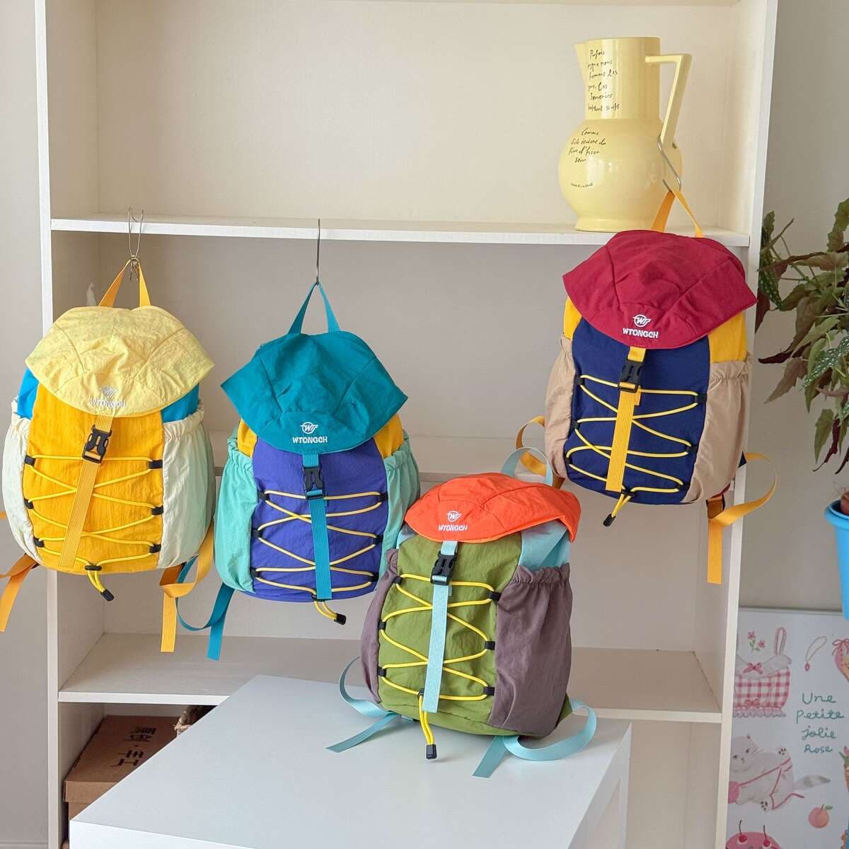 Rəngli, Yüngül, Böyük Tutumlu Uşaq Rucksackı 1