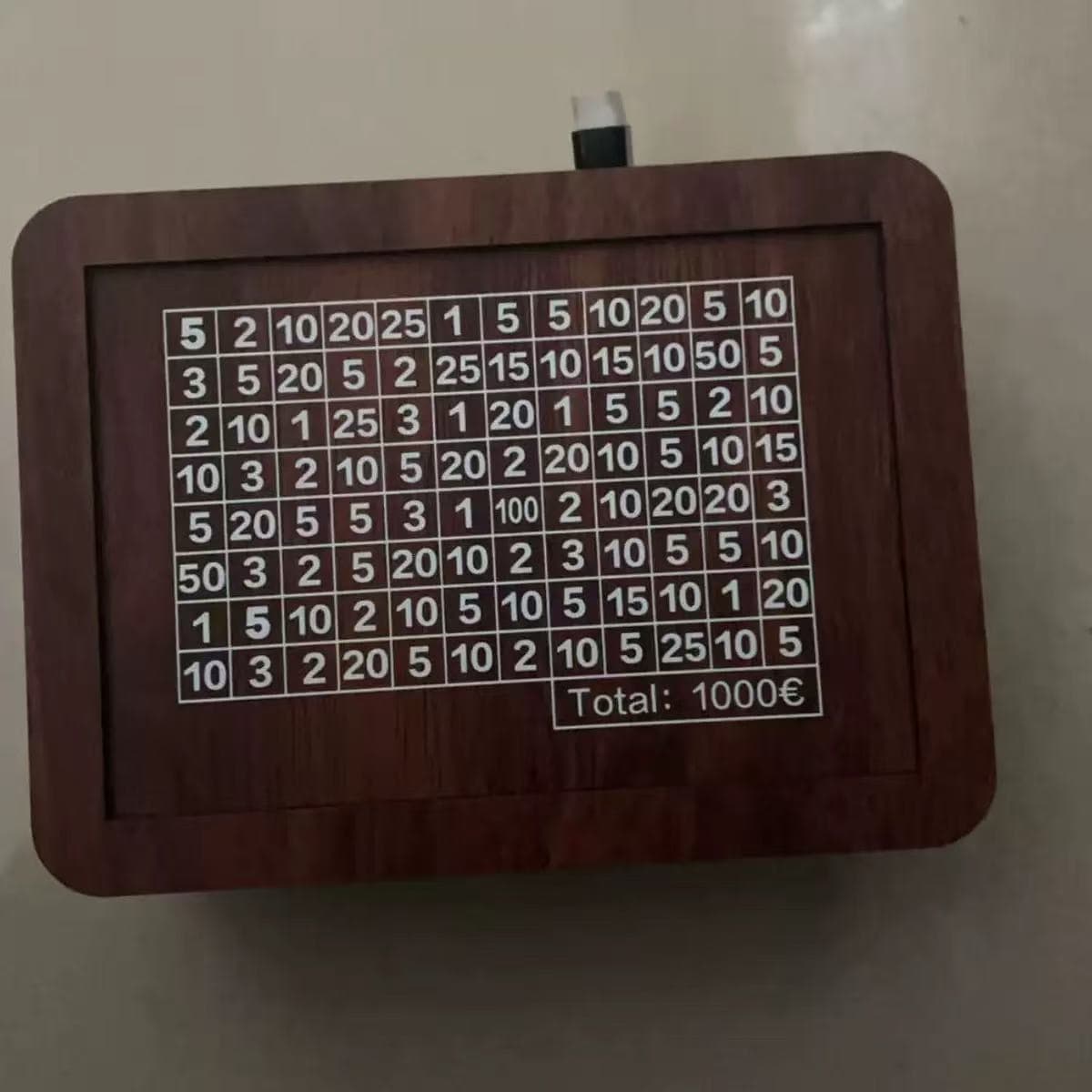 Uv piggy bank 1000+1 plan pen