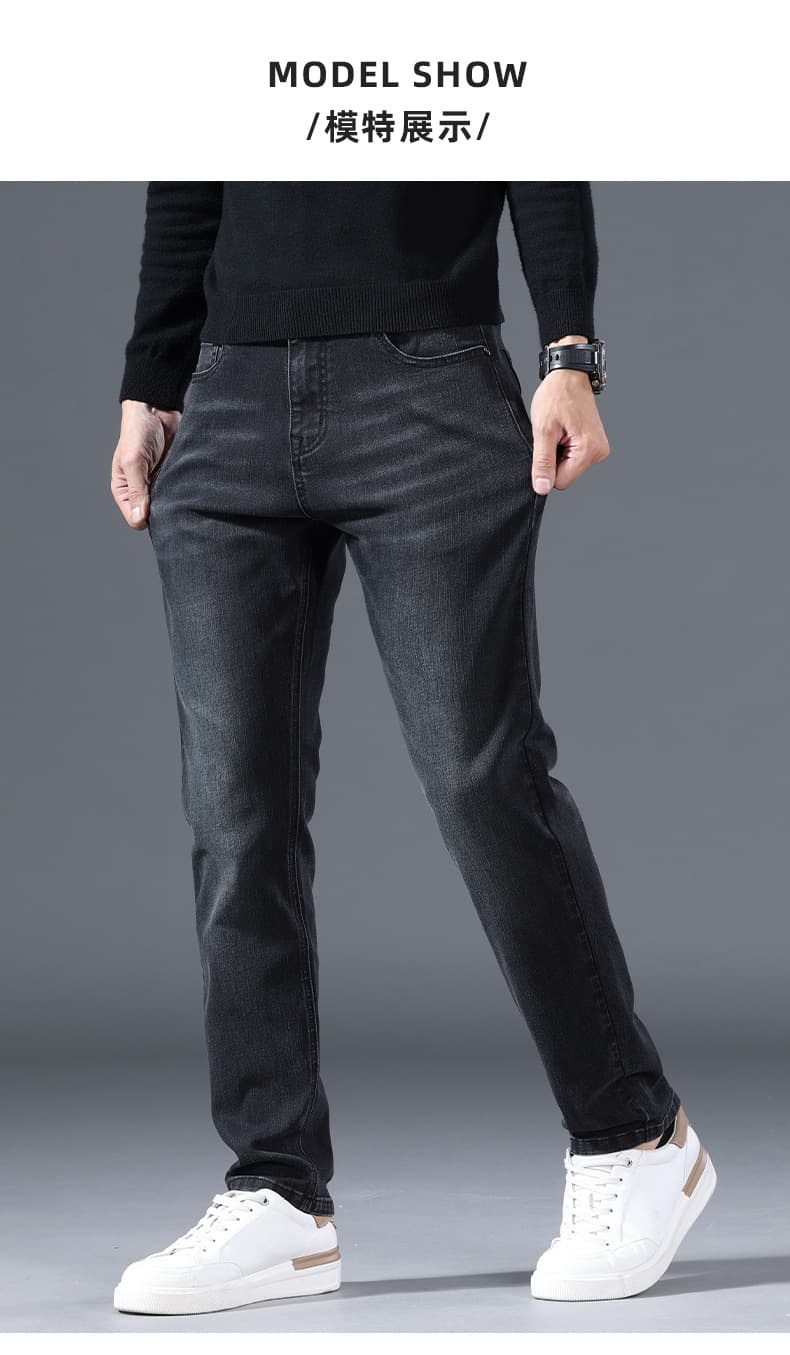 Charcoal gray, regular fit