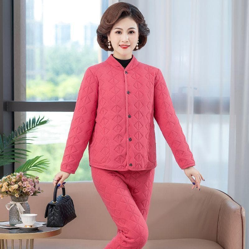 Watermelon Red [cotton coat and cotton trousers]]