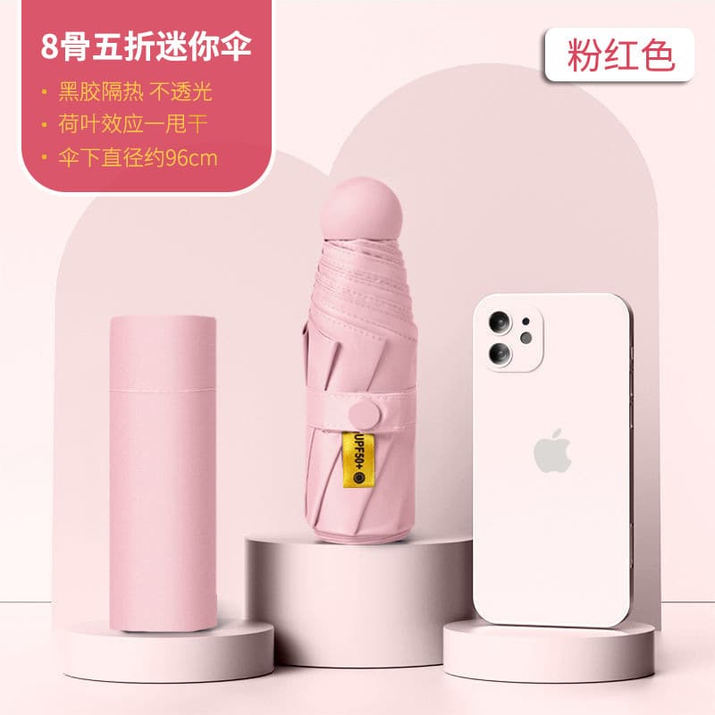 Pink -8 Bone Full Shading-Single Umbrella