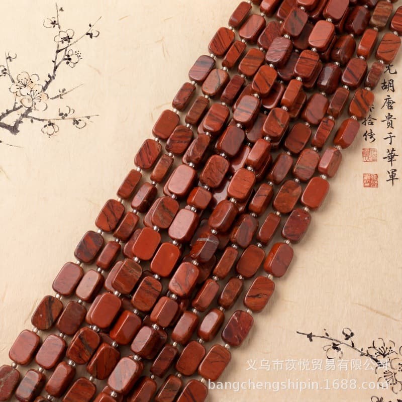 Natural red stone
