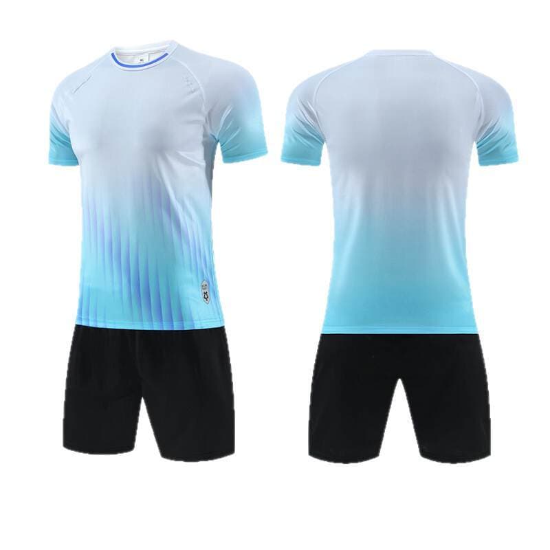 New Sweat-Absorbent, Breathable, Quick-Drying Football Uniforms for Adults and Children, Team Training and Competition Uniforms, Printed and Wholesale 5