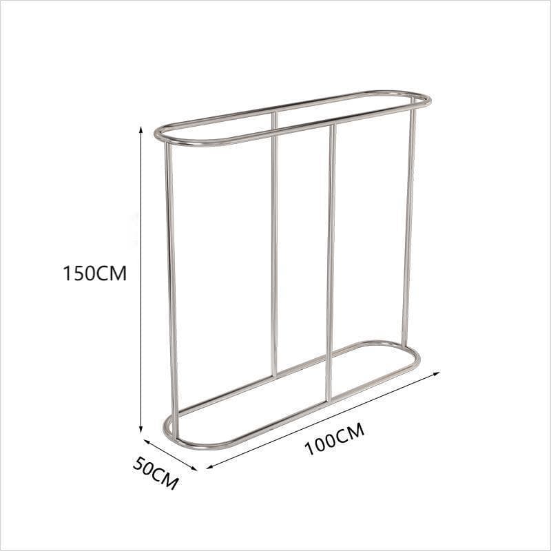 Stainless steel oval length 100_height 150
