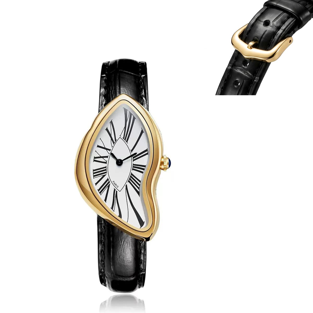 Cs015 gold - roman numeral (pin buckle)