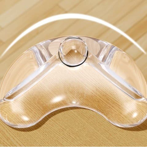Hollow crescent transparent anti-collision corner (bulk)