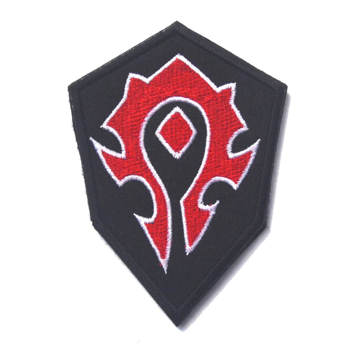 Alliance and Horde Embroidered Badge Tactical Morale Double-Sided Velcro Armband Camouflage Game Patch Warcraft Merchandise 4