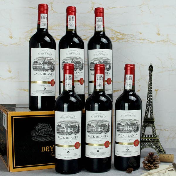 French Imported Red Wine Wholesale 15 Degrees Whole Box Dry Red Wine Manufacturer Recruitment Agent Wine Delivery Souvenir