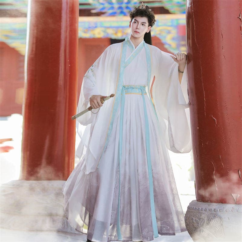 Han Yu Kui_Niao Ming Jianwai Original Hanfu for Men in the Style of the Wei and Jin Dynasties, 2026 New Model, Chinese Style Ancient Costume for Adults 2