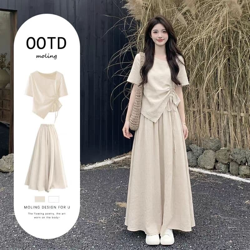 Apricot (top + culottes)